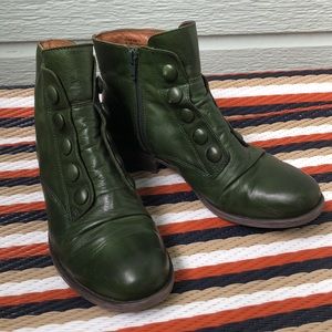 Miz Mooz green Louise boot 7.5